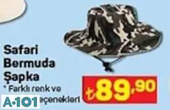SAFARİ BERMUDA ŞAPKA SAFARİ BERMUDA ŞAPKA